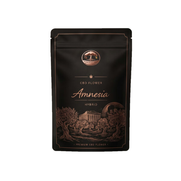 Amnesia CBD – Cogollos premium resinosos con aroma cítrico, herbal y especiado | Domango Tree