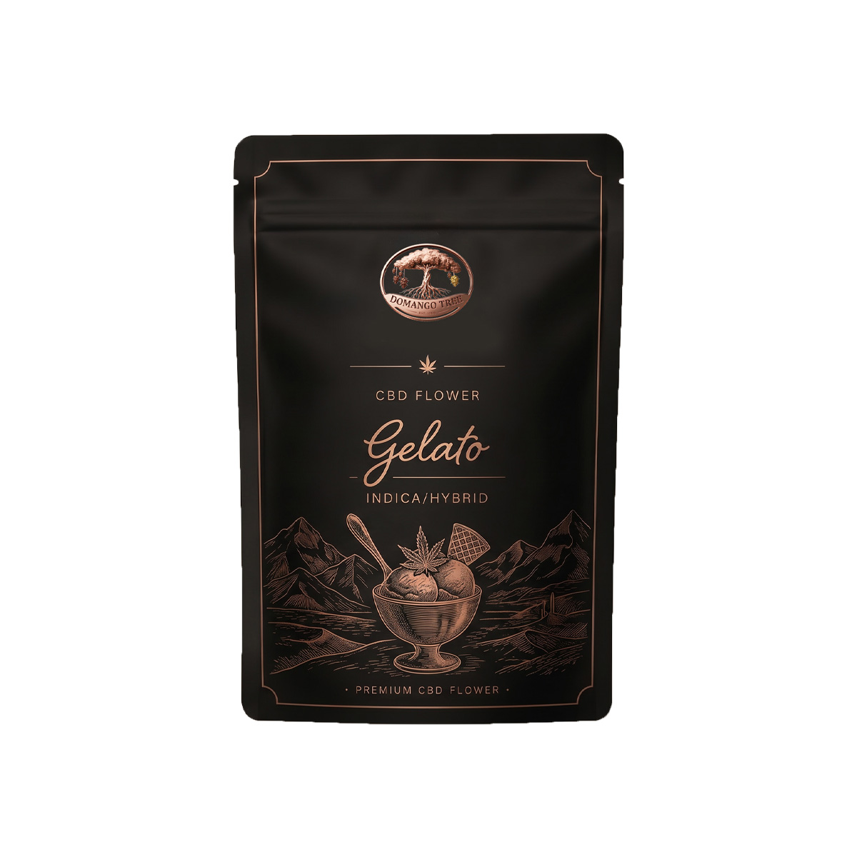 Gelato CBD – Cogollos premium resinosos con notas dulces y afrutadas | Domango Tree