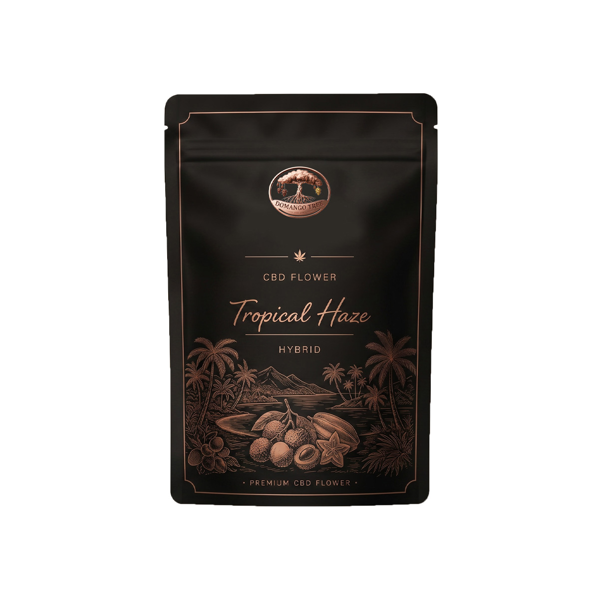 Flor Mango Haze CBD premium de Domango Tree