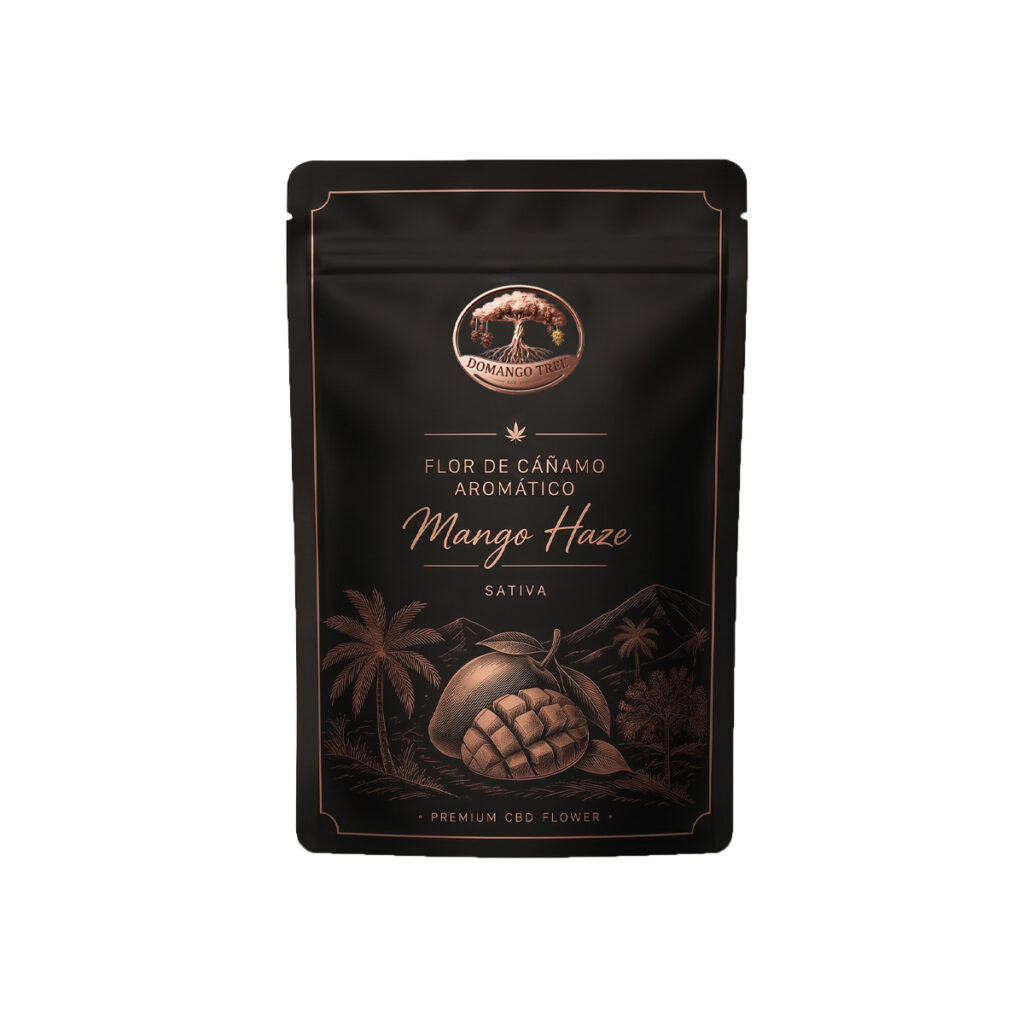 Mango Haze CBD – Cogollos premium resinosos con aroma tropical, afrutado y cítrico | Domango Tree